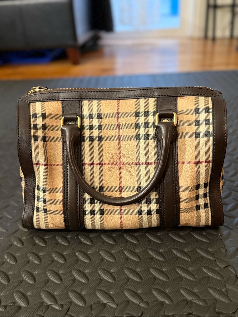 Authentic Burberry bowling bag